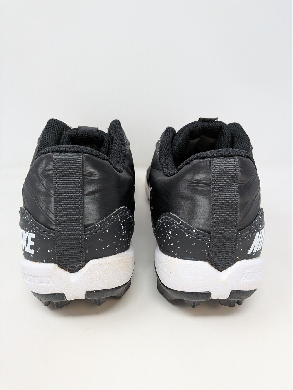 Nike Alpha Huarache 4 Keystone Men’s 7 Black White Cleats DJ6524-003 - Picture 3 of 12